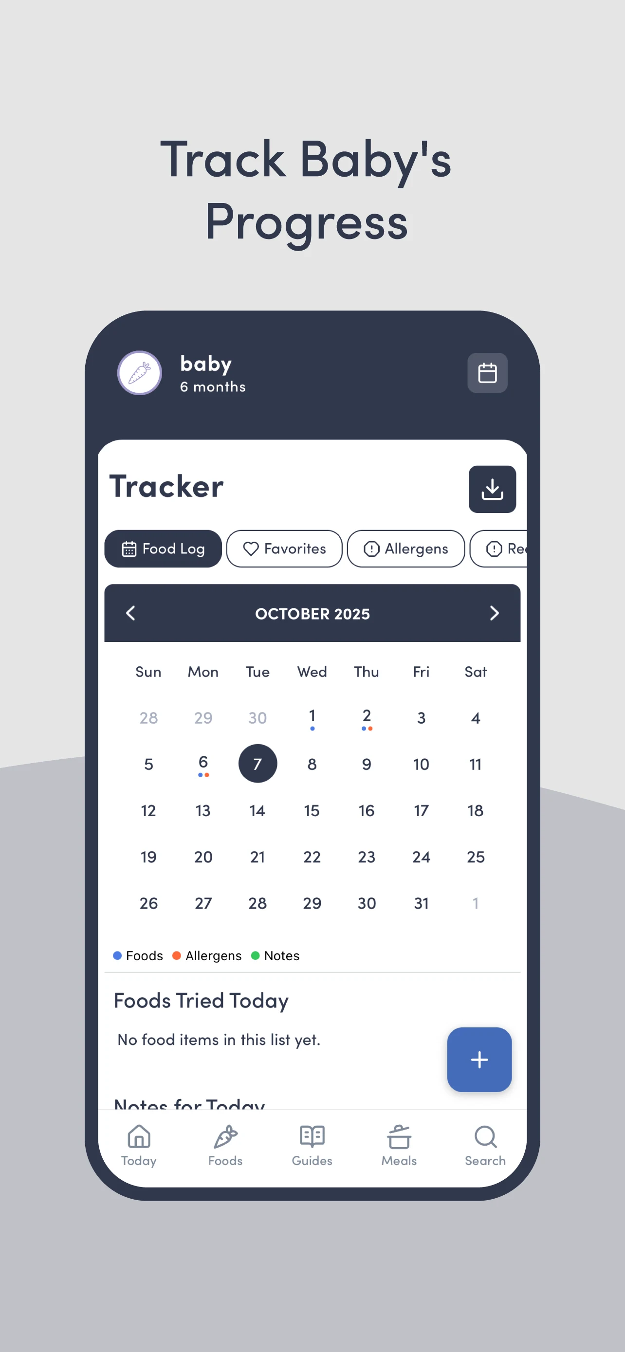 Solid Starts: Baby Food App screenshot